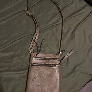Elegant Brown Crossbody Bag